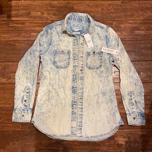 Bullhead Acid Wash Denim Shirt